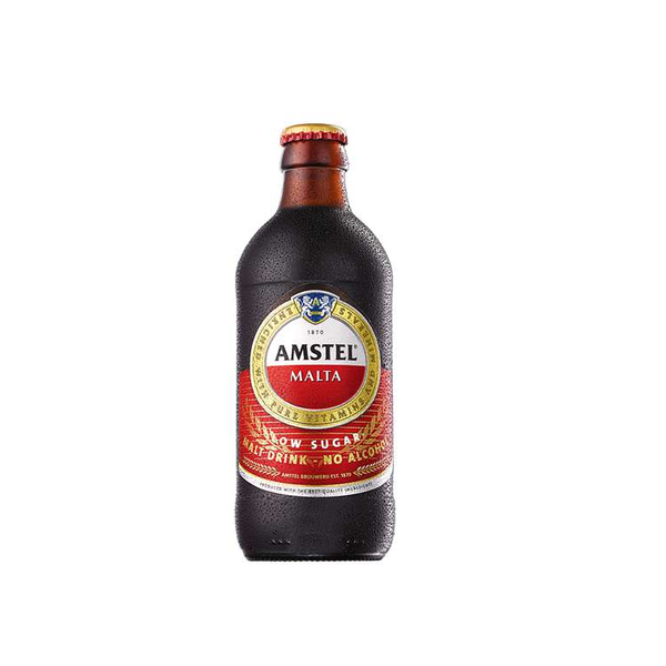 Amstel Malta Non-Alcoholic Malt Drink, 33cl