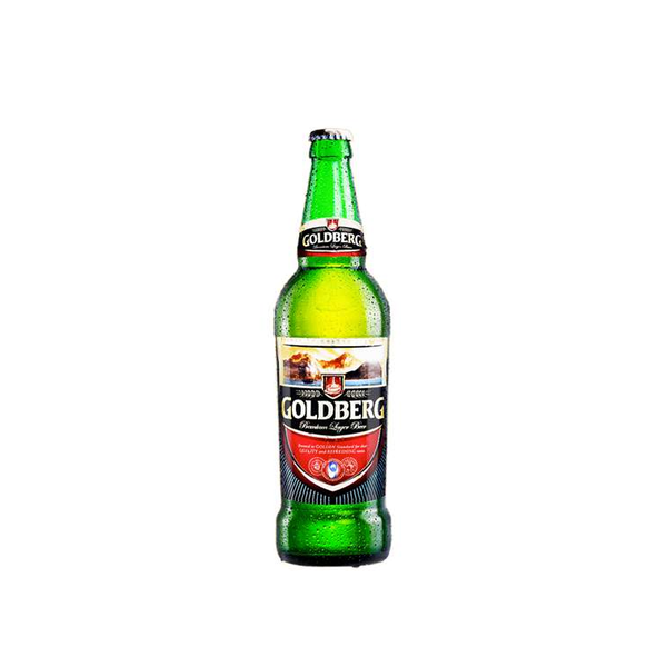 GOLDBERG PREMIUM LAGER BEER, 60cl