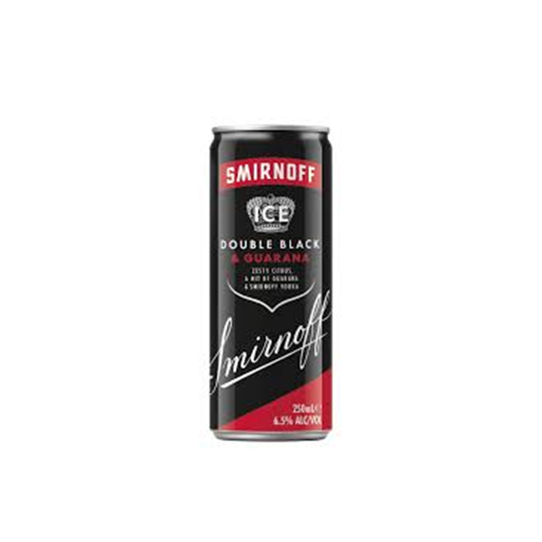 Smirnoff Double Black Can